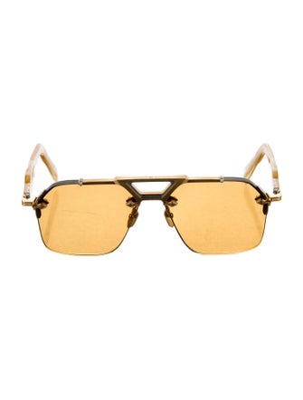 Jacques Marie Mage SIlverton Square Sunglasses