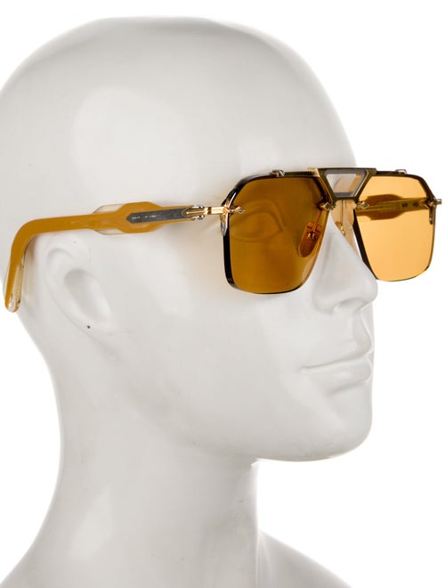 Jacques Marie Mage SIlverton Square Sunglasses