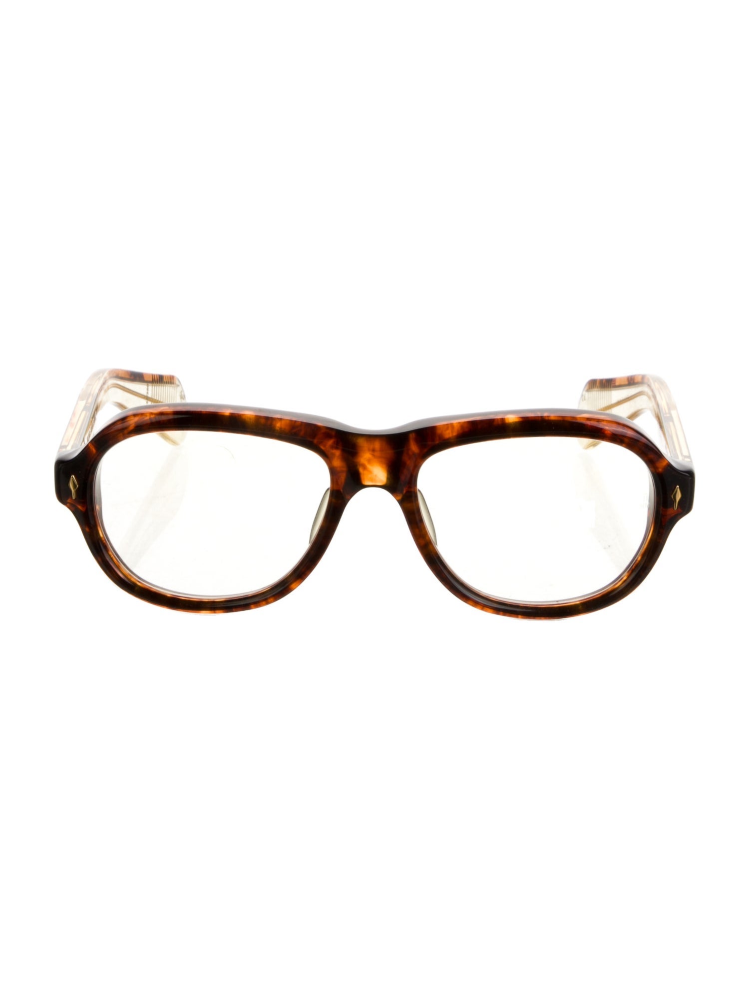 Jacques Marie Mage Square Tinted Sunglasses