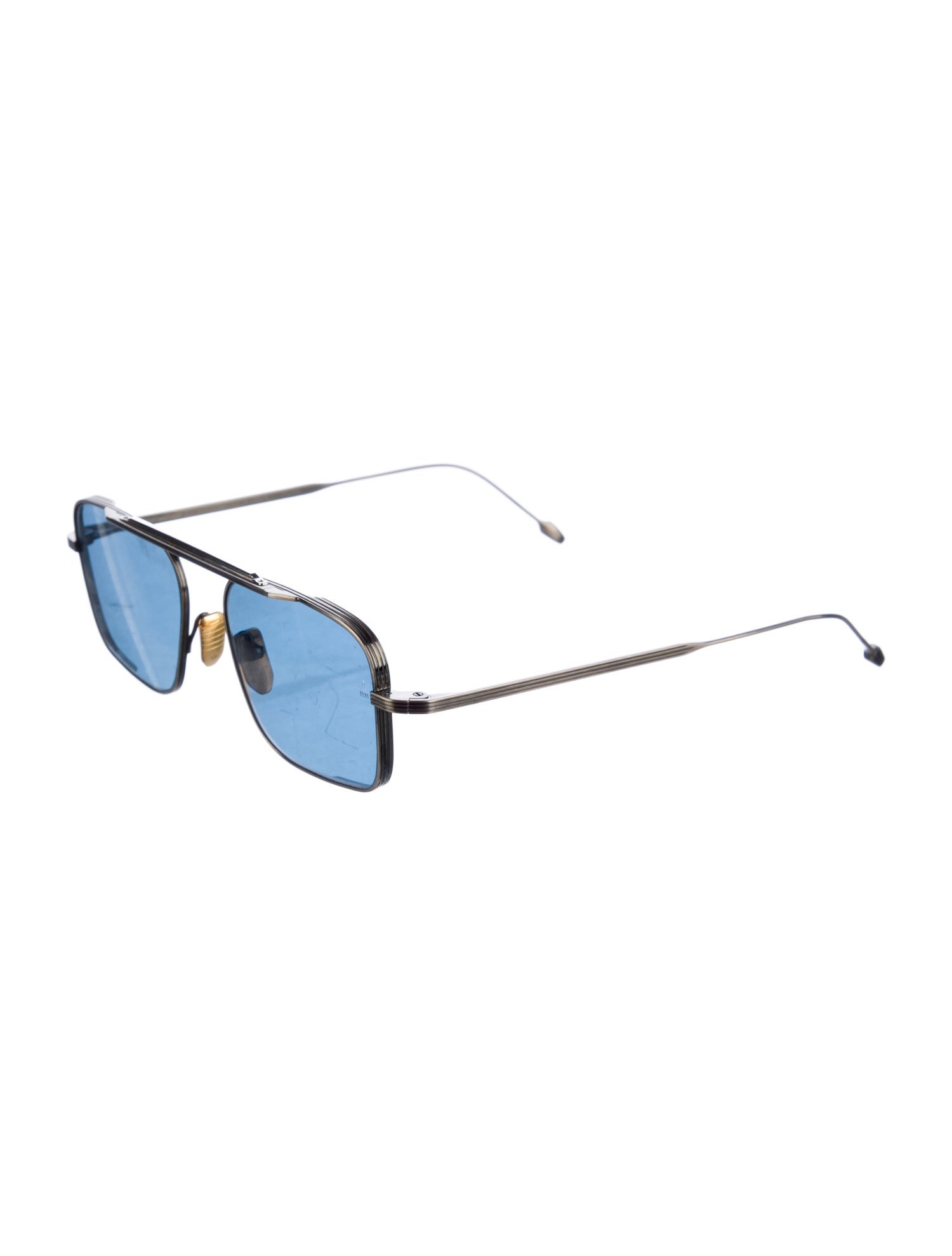Jacques Marie Mage Wyatt Hexagonal Square Sunglasses