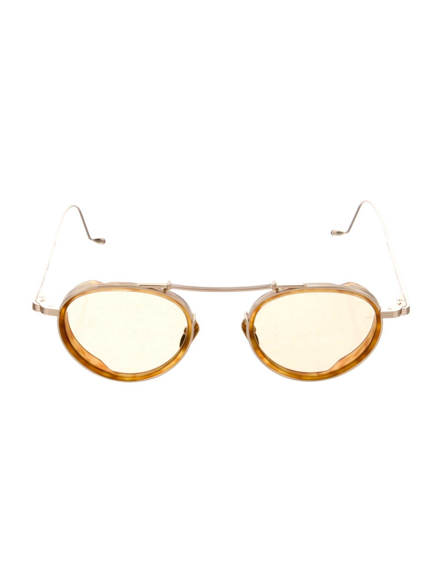 Jacques Marie Mage Apollinaire Round Sunglasses