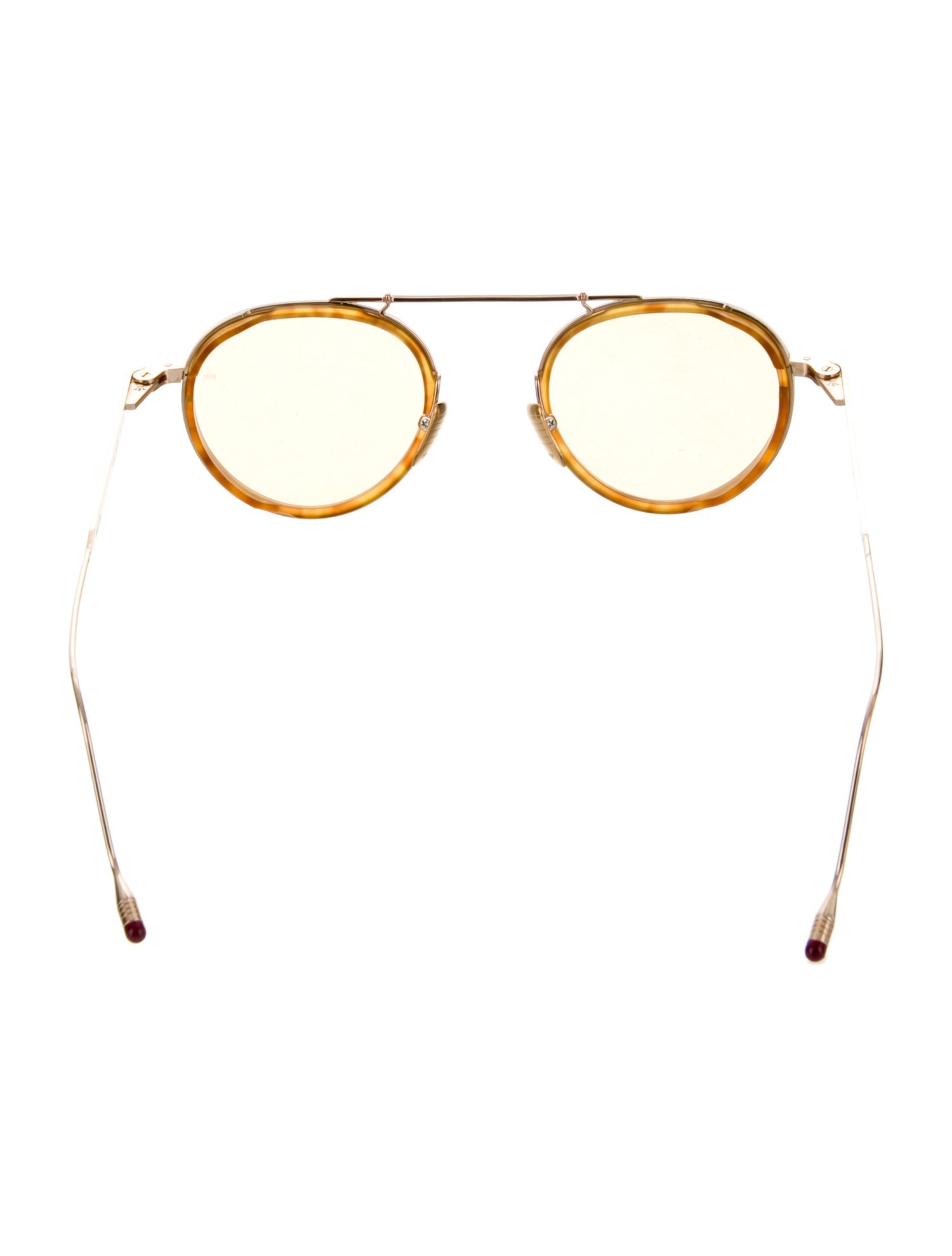 Jacques Marie Mage Apollinaire Round Sunglasses