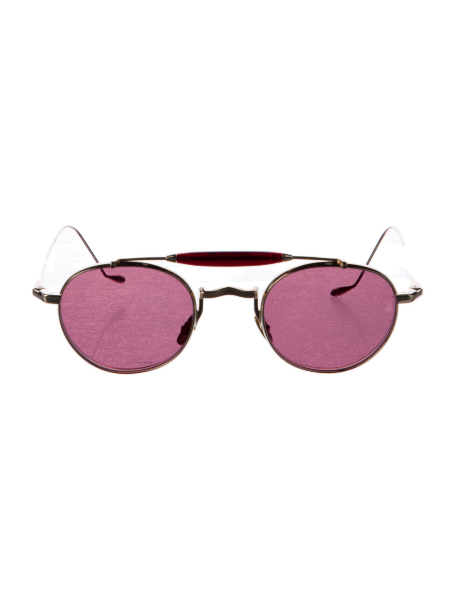 Jacques Marie Mage Aviator Tinted Sunglasses