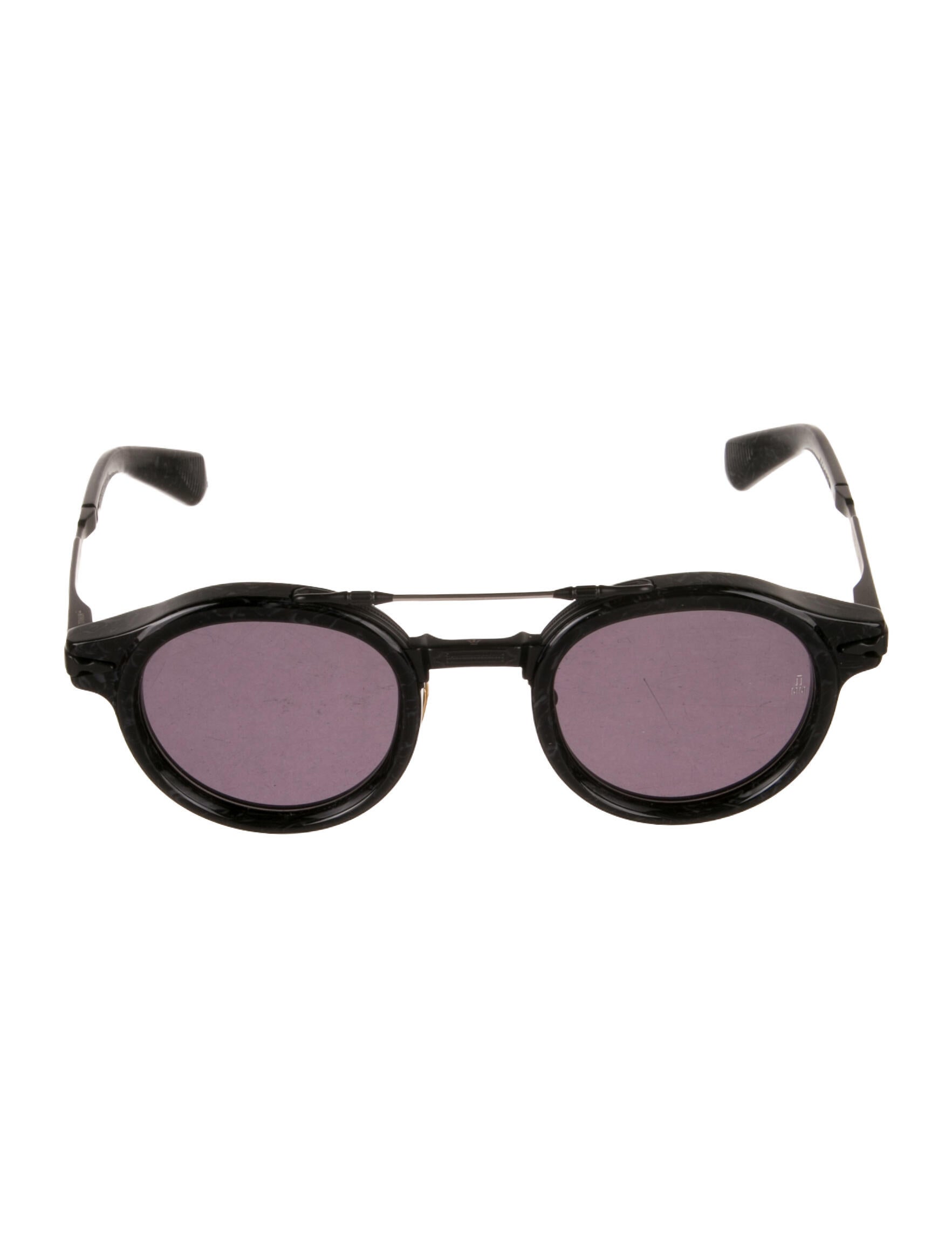 Jacques Marie Mage Delage Round Sunglasses