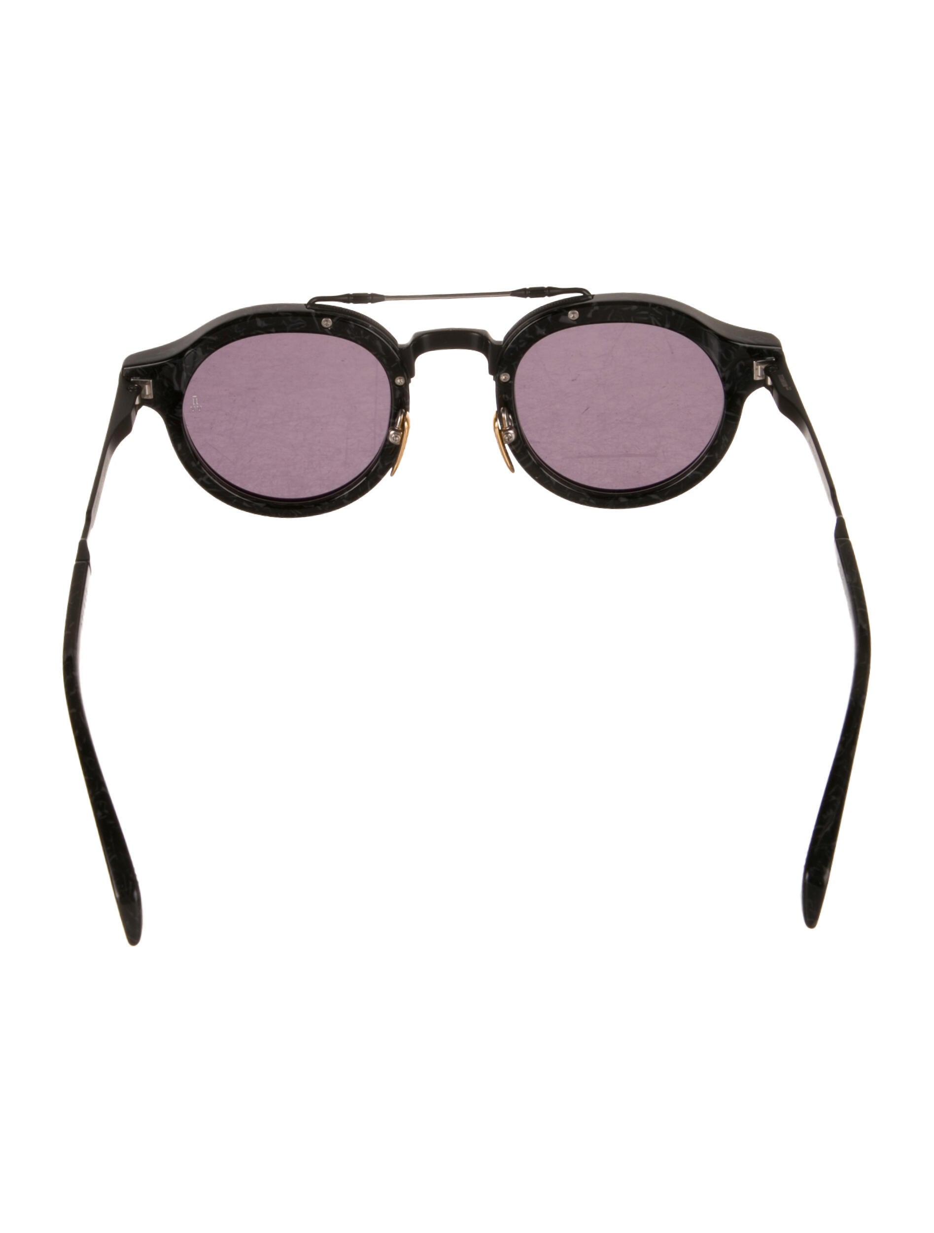 Jacques Marie Mage Delage Round Sunglasses