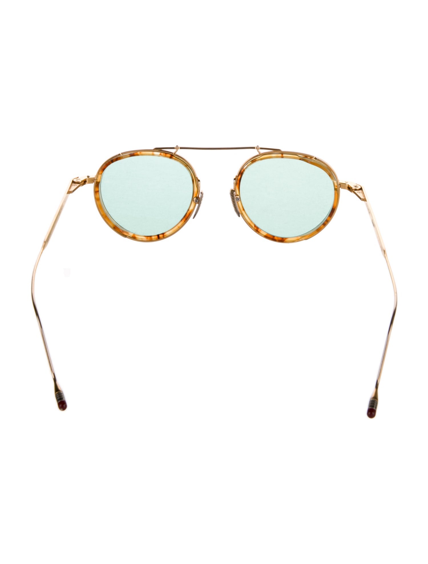 Jacques Marie Mage Apollinaire Round Sunglasses