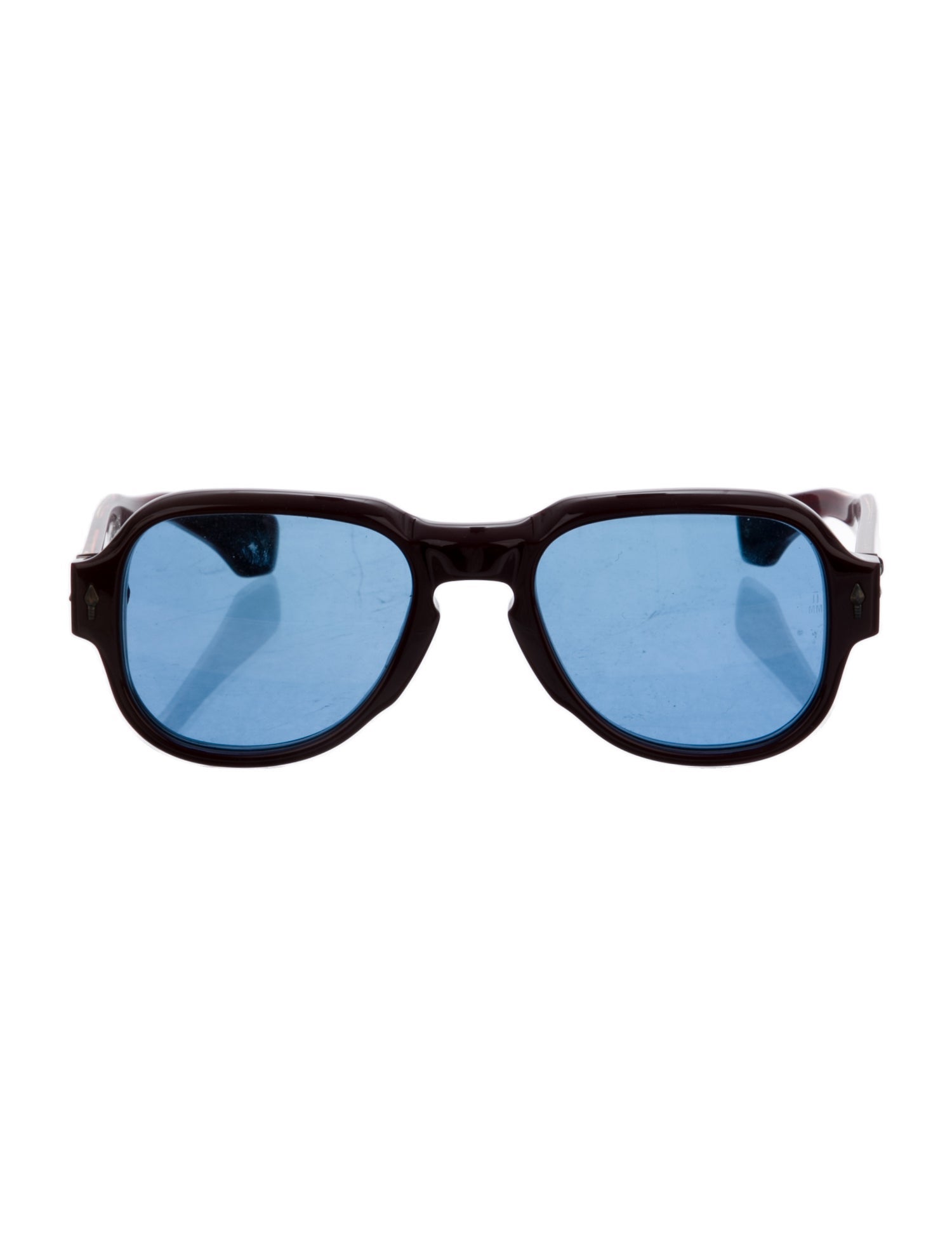 Jacques Marie Mage Red Cloud Square Sunglasses
