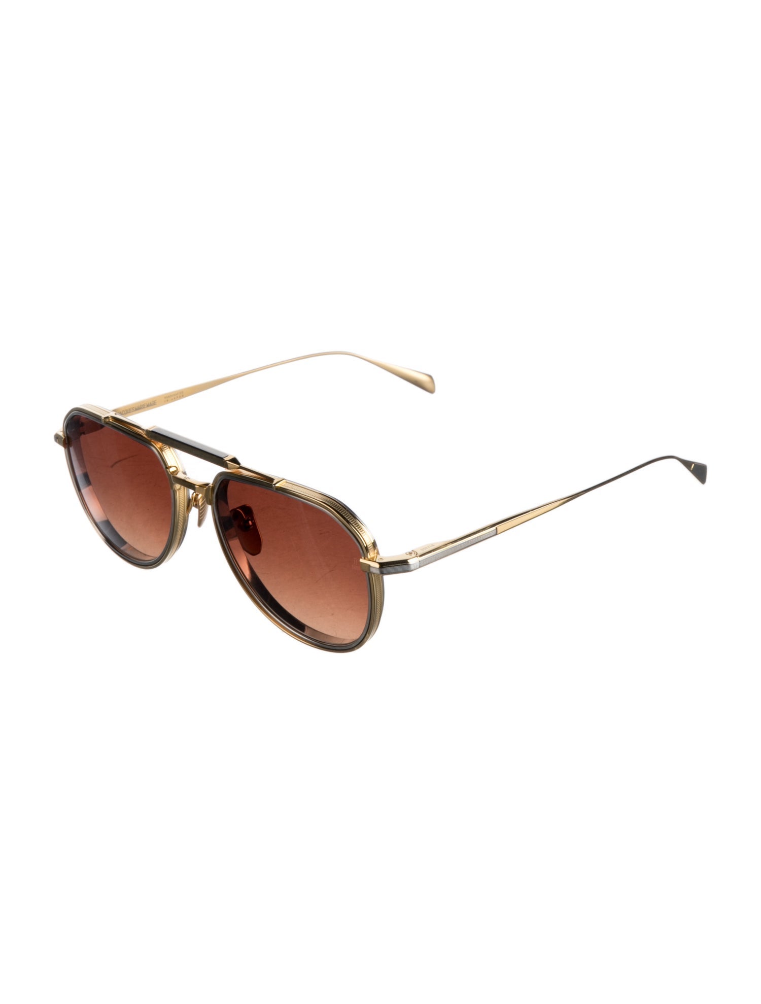 Jacques Marie Mage Commander Round Sunglasses