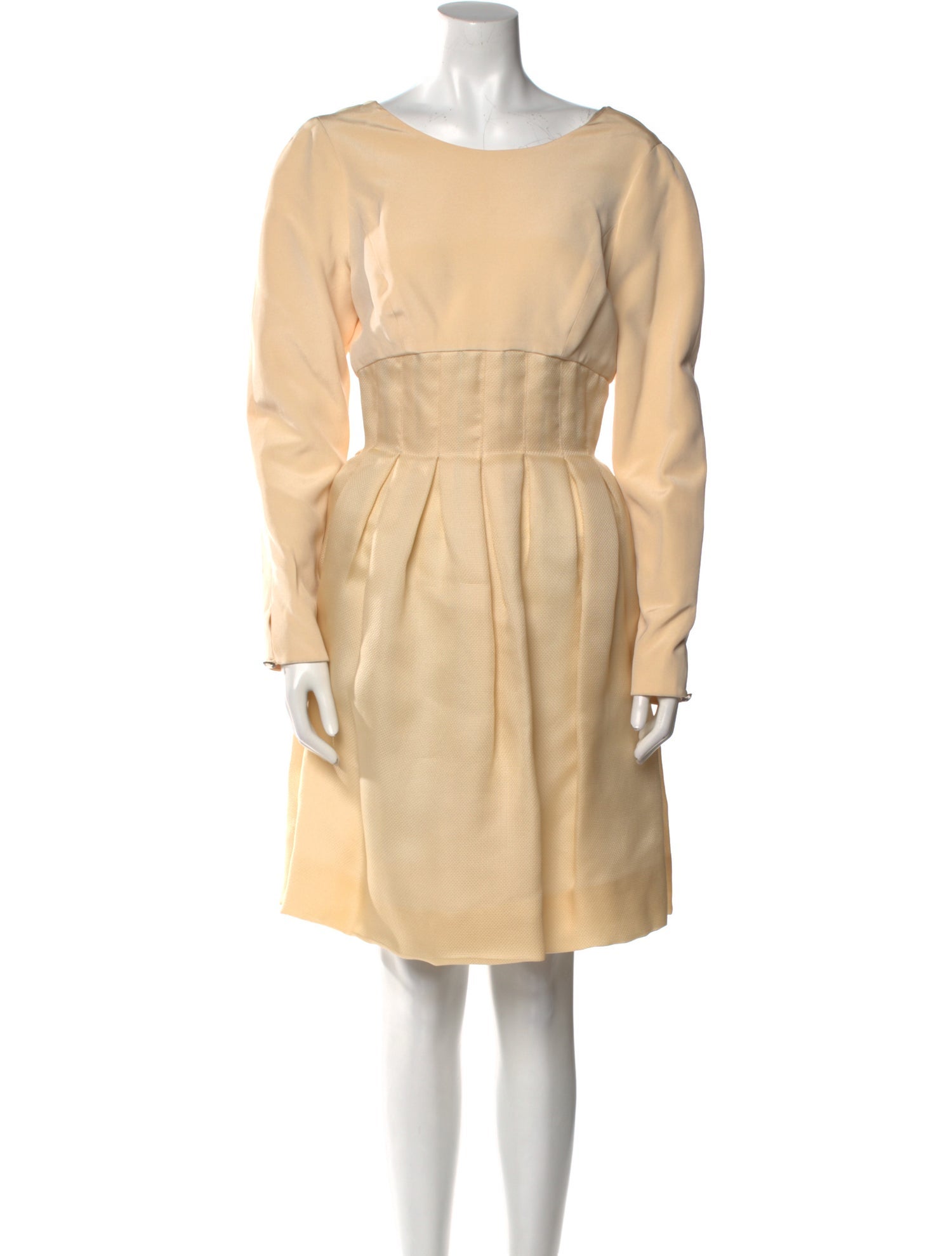 James Purcell Silk Knee-Length Dress
