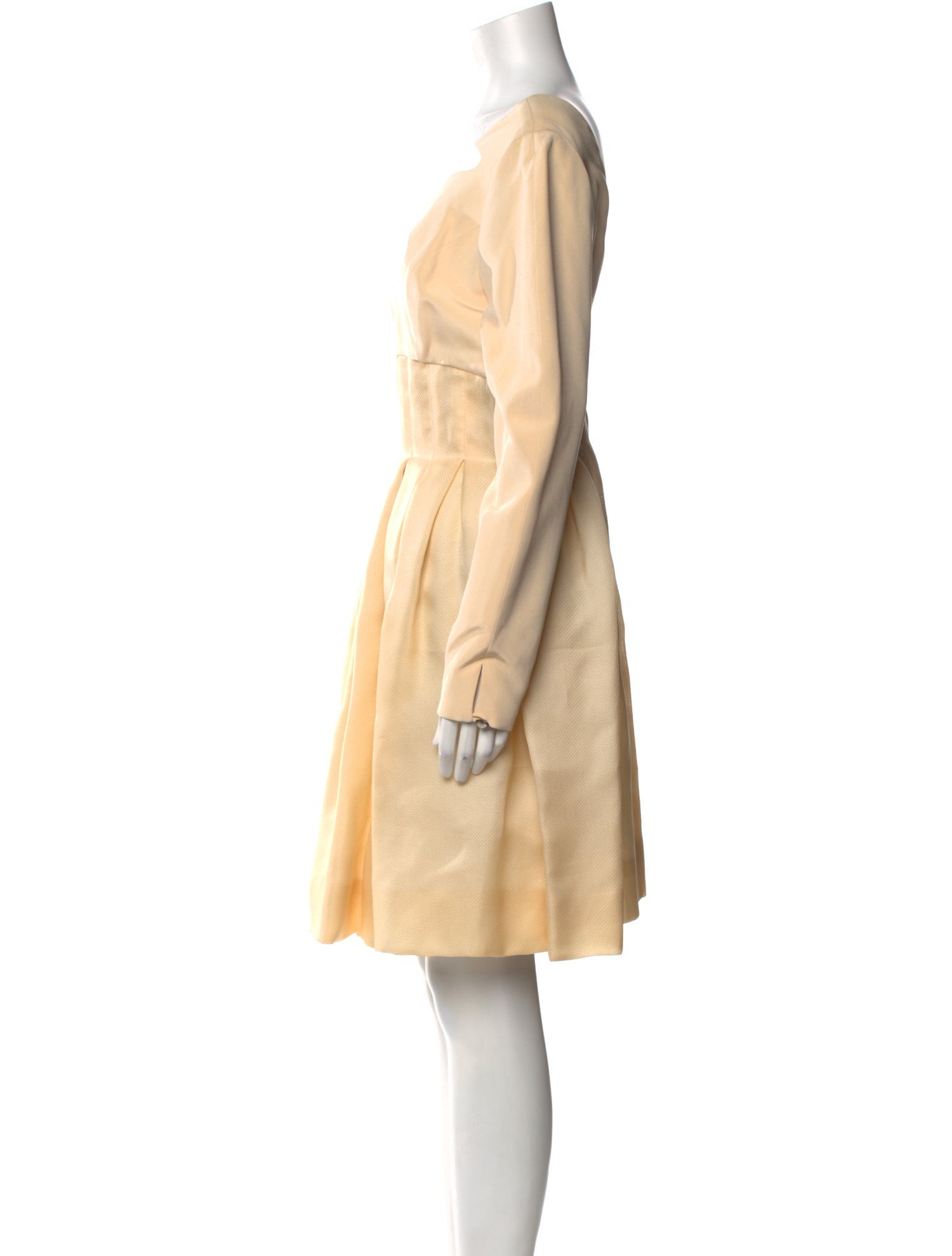 James Purcell Silk Knee-Length Dress