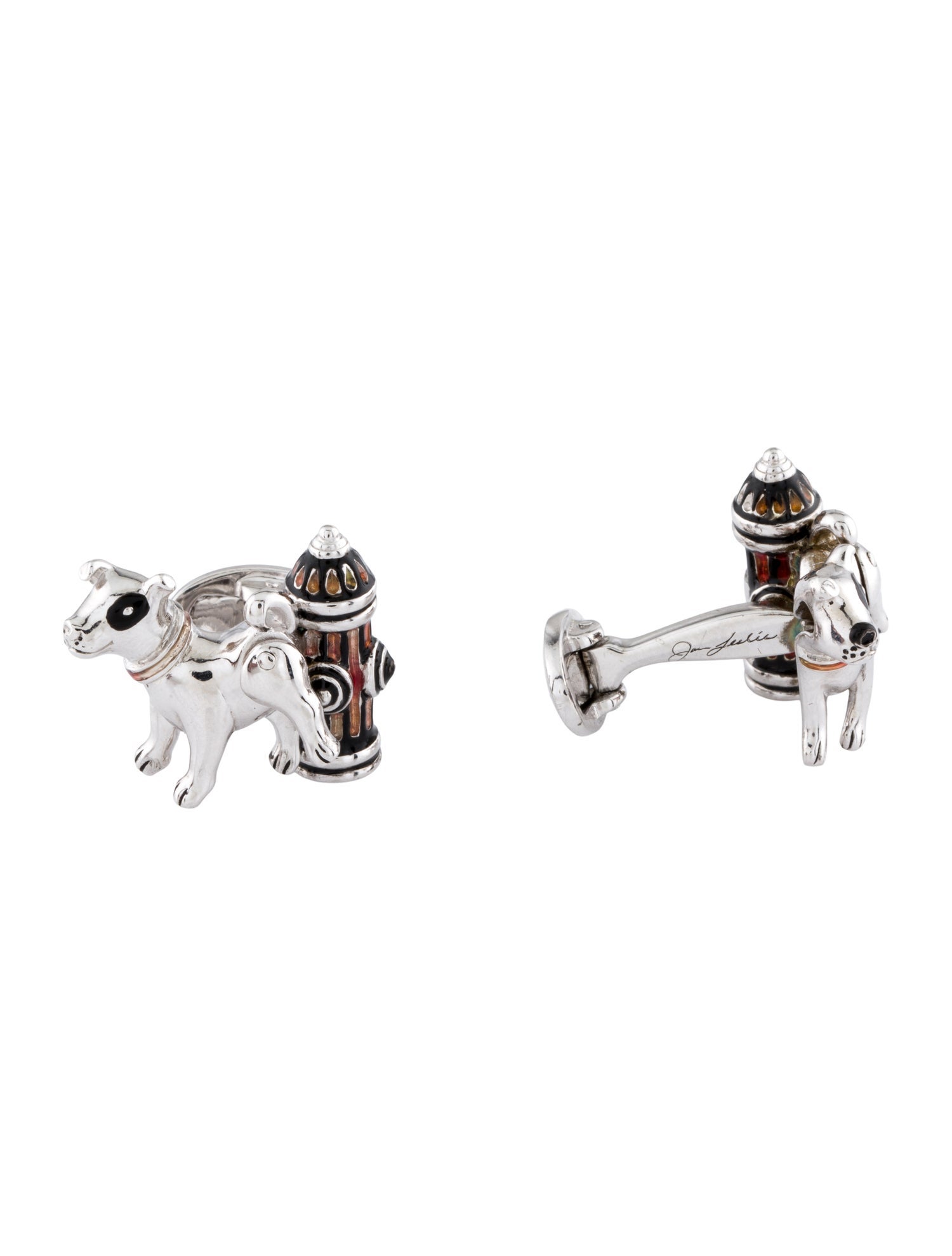 Jan Leslie Dog Cufflinks