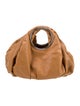 Jane August Leather Top Handle Bag