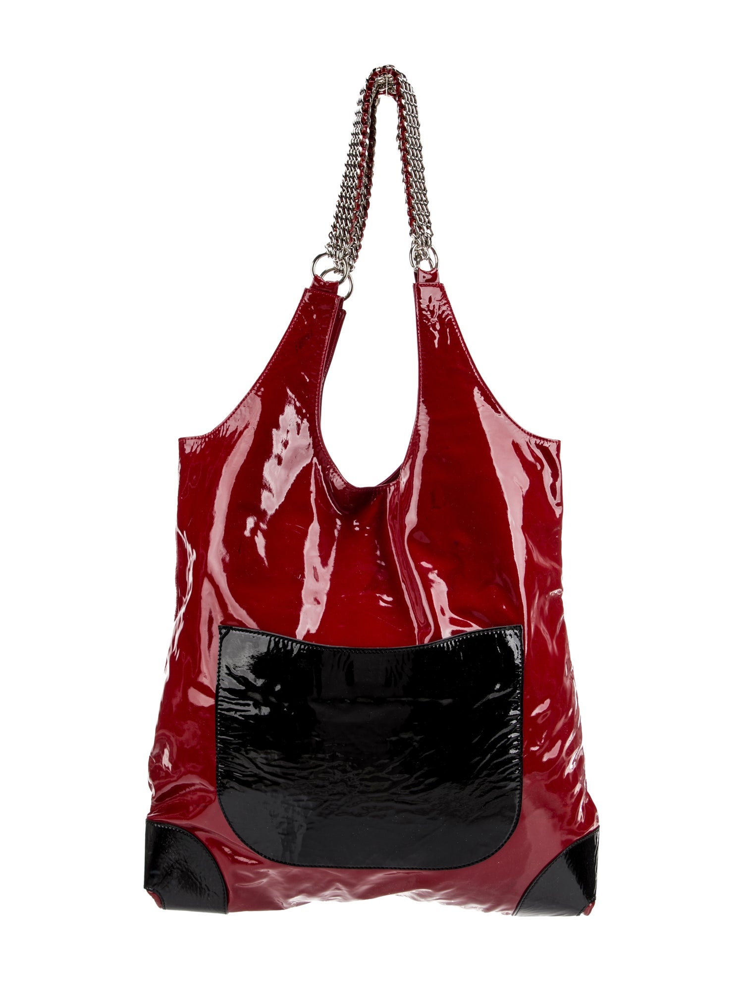 Jane August Patent Leather Shoulder Bag