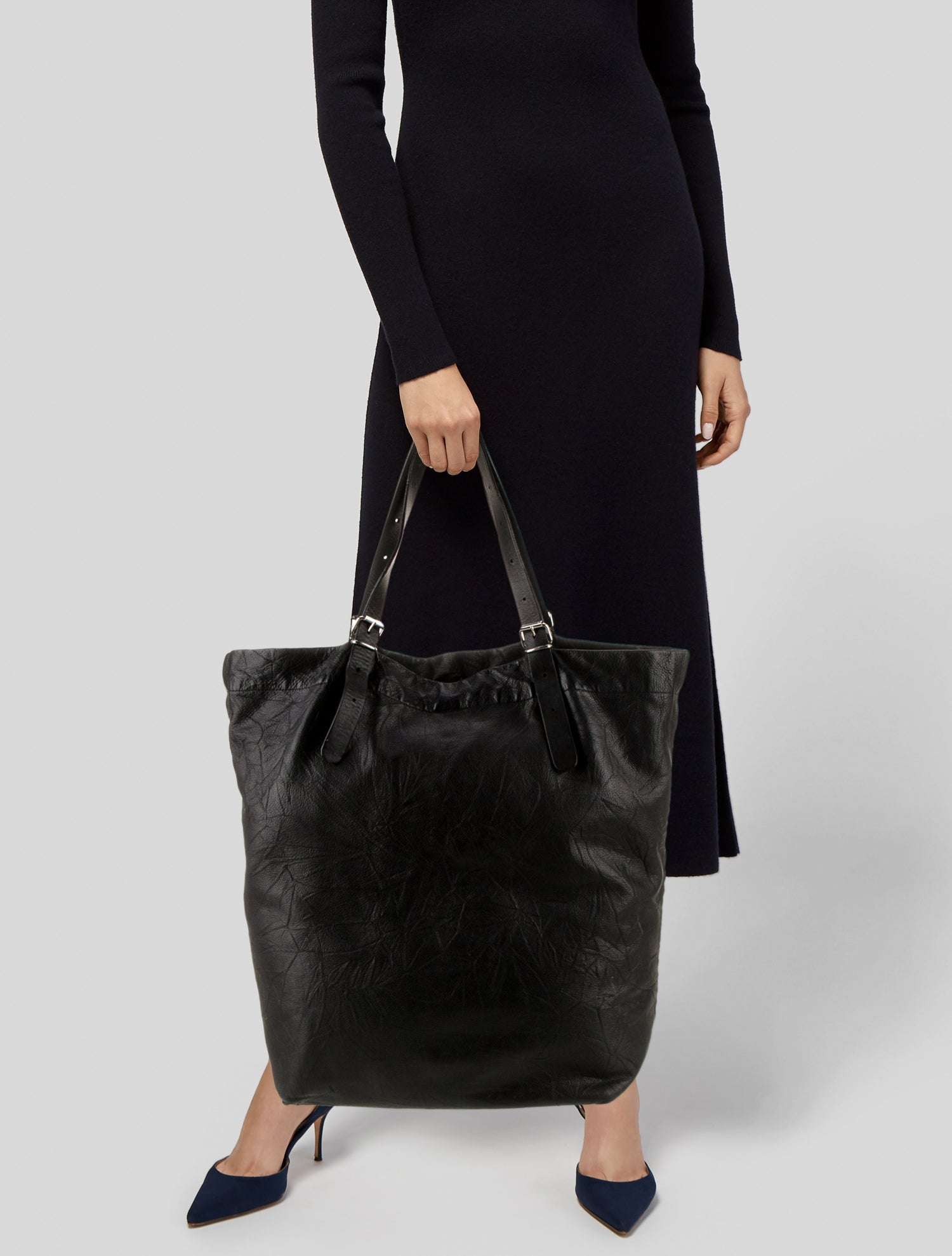 Jane August Leather Tote