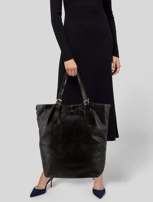 Jane August Leather Tote