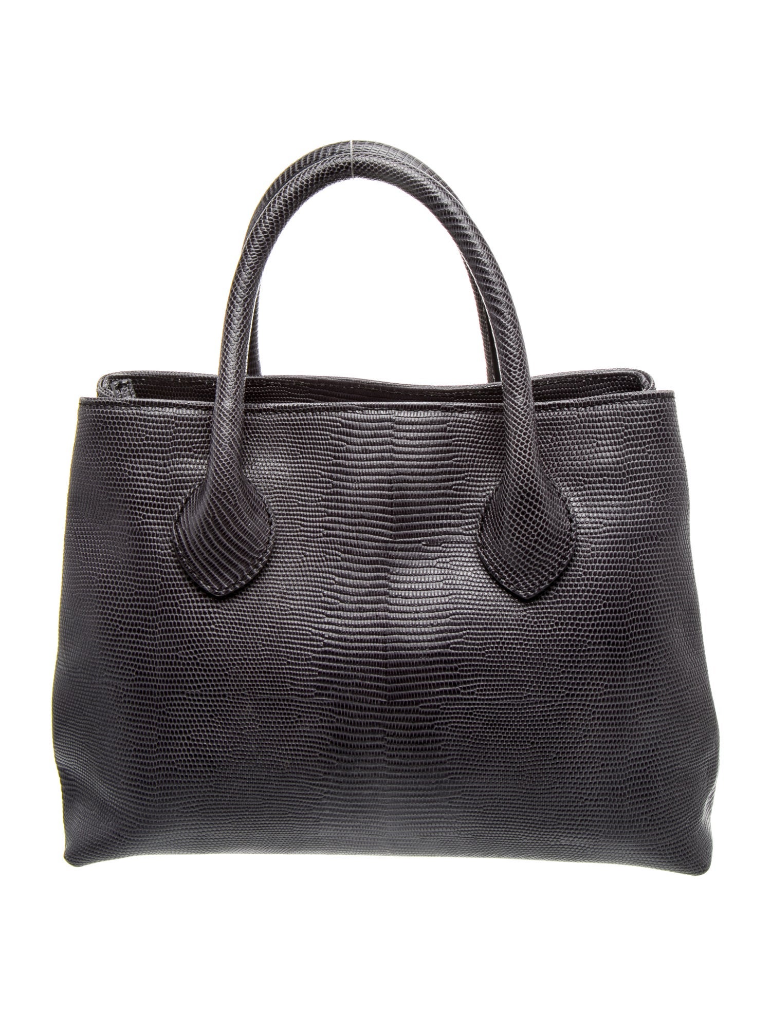Jane August Leather Top Handle Bag