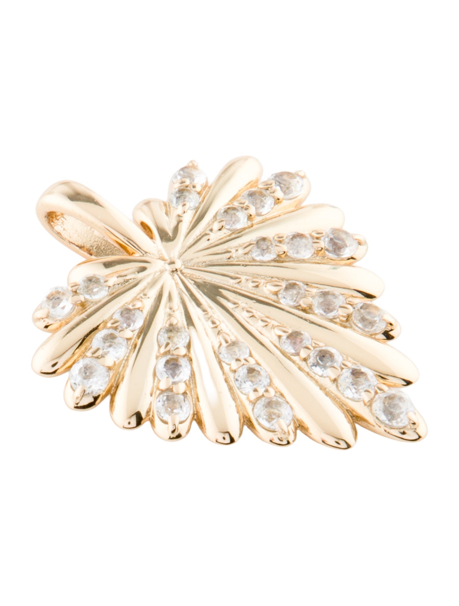 Jane Win LOVE Petite Embellished Full-Heart Pendant