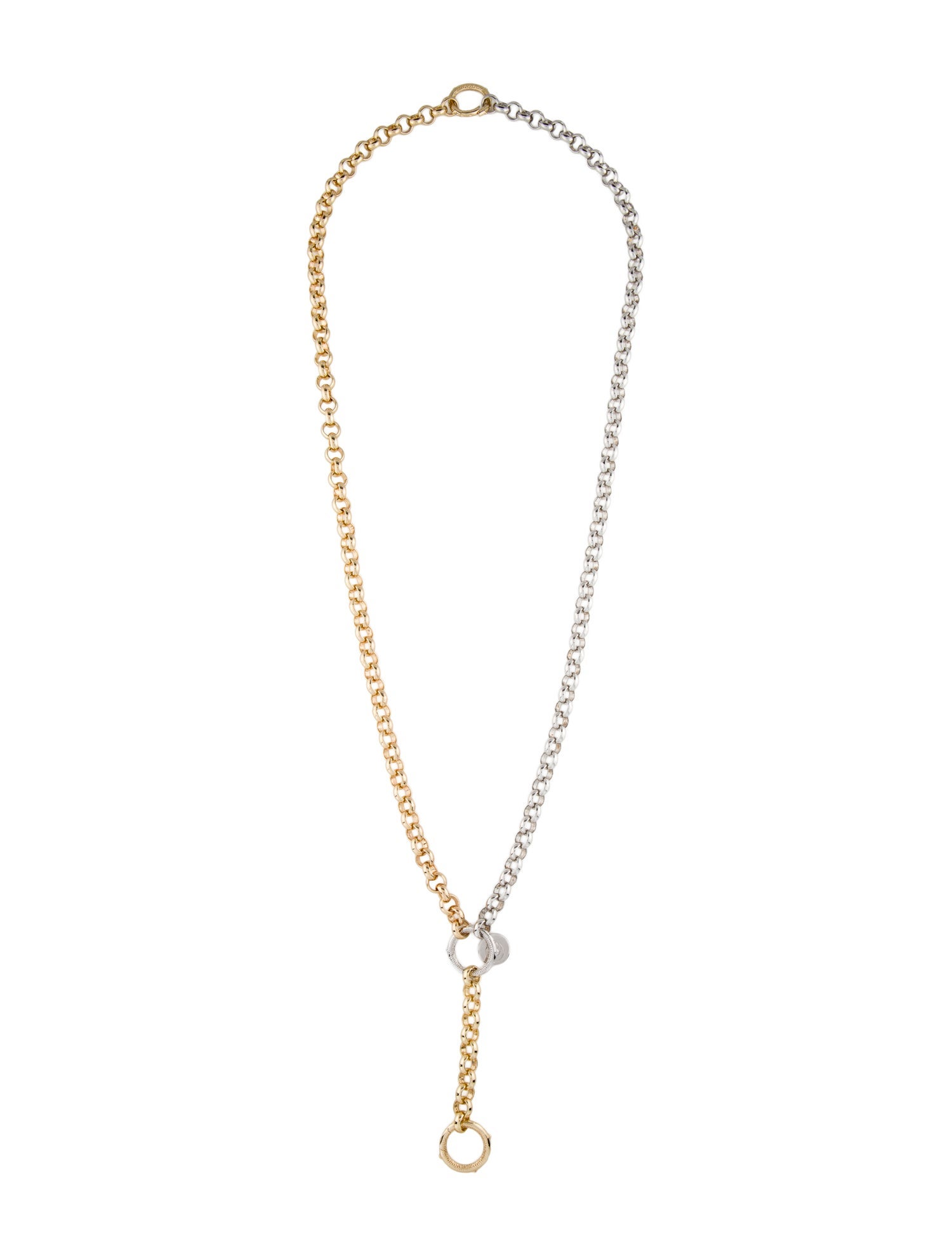 Jane Win Gilver Multi-style Rolo Chain Necklace