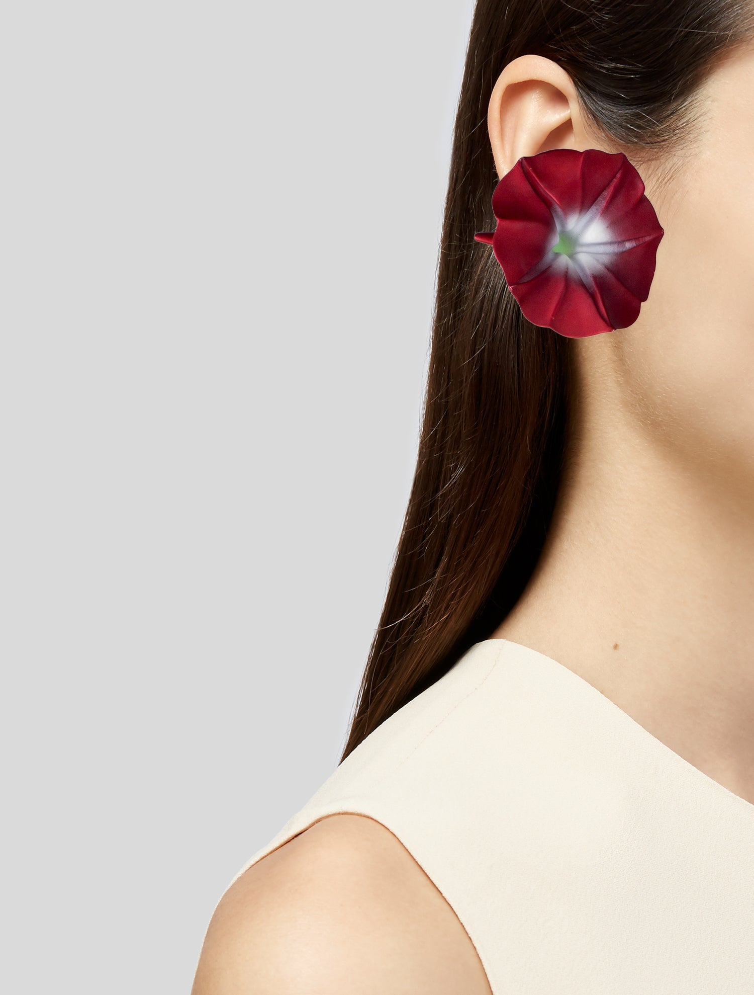 JAR Morning Glory Clip-On Earrings