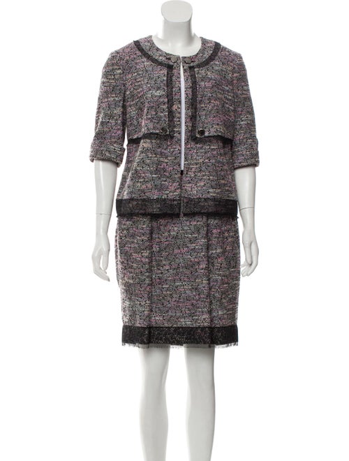 Jason Wu Tweed Skirt Set Pink