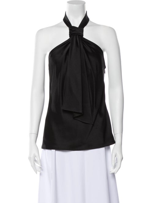 Jason Wu Halterneck Sleeveless Blouse Black