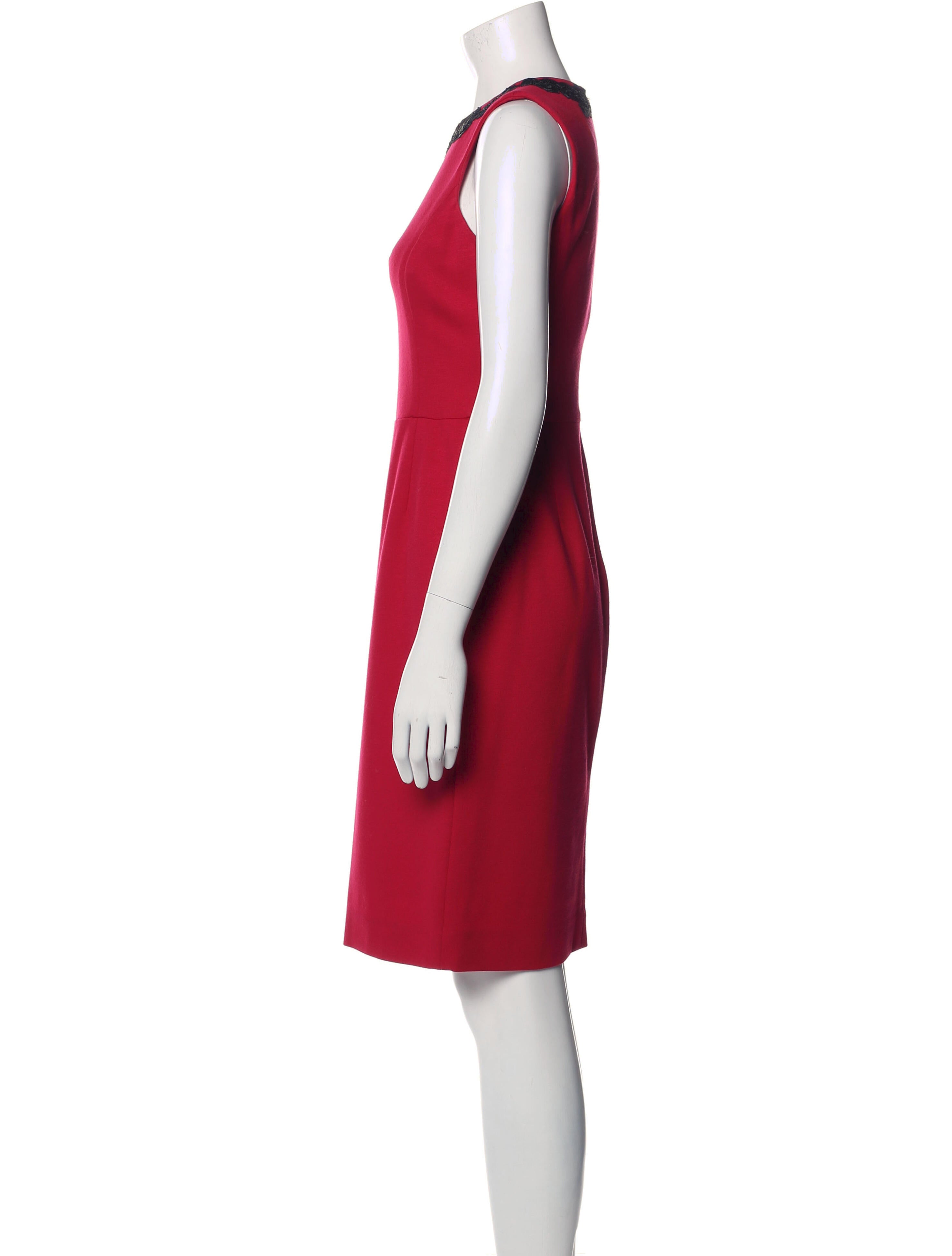 Jason Wu Crew Neck Knee-Length Dress