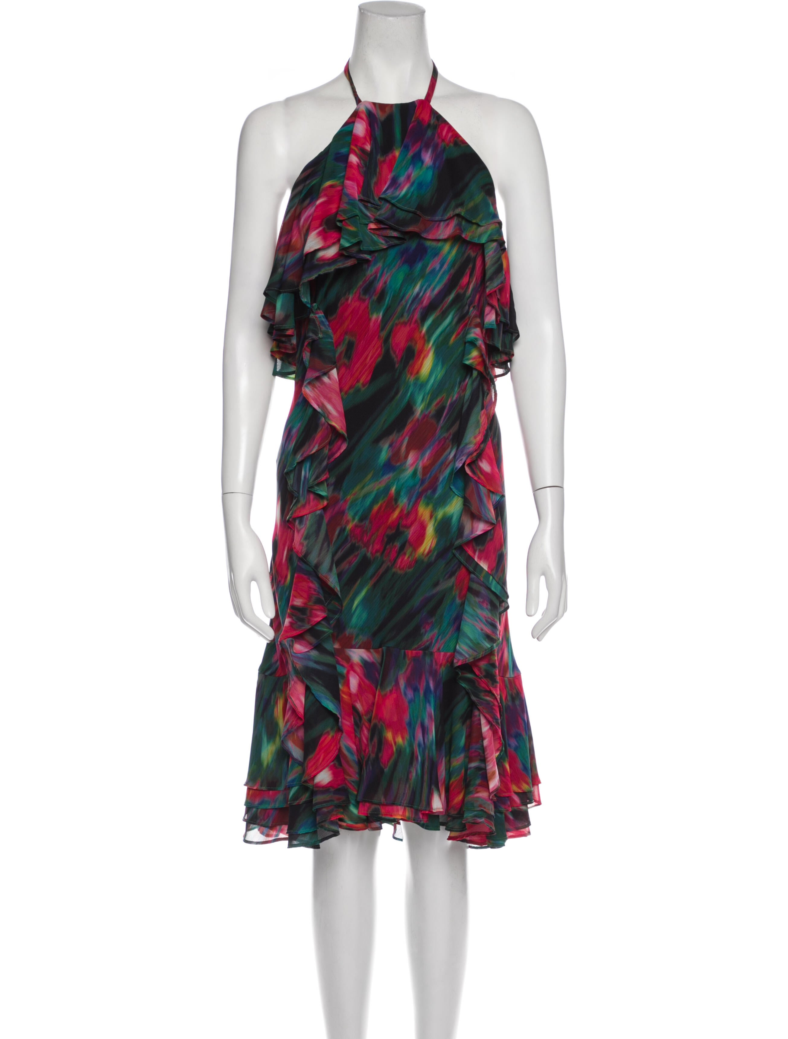 Jason Wu Printed Midi Length Dress