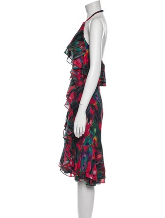 Jason Wu Printed Midi Length Dress