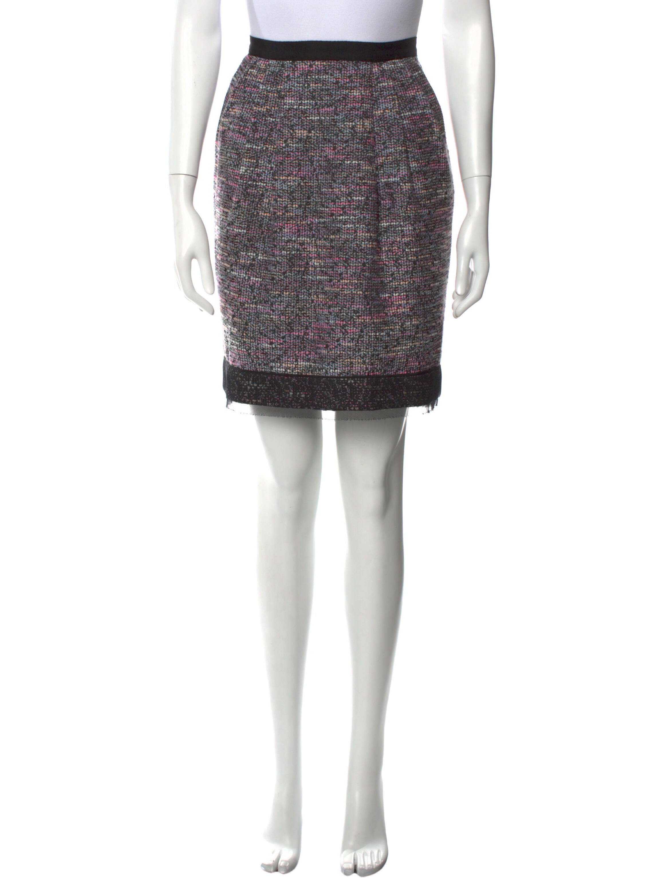Jason Wu Tweed Pattern Knee-Length Skirt