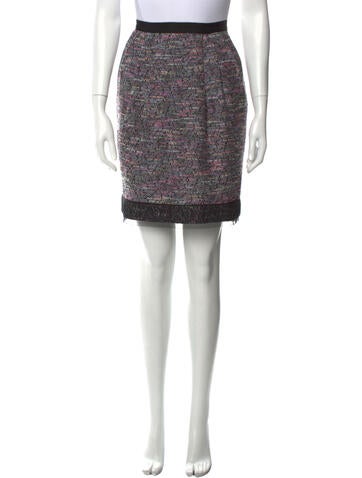 Jason Wu Skirts Tweed Pattern Knee-Length Skirt US 6 | M