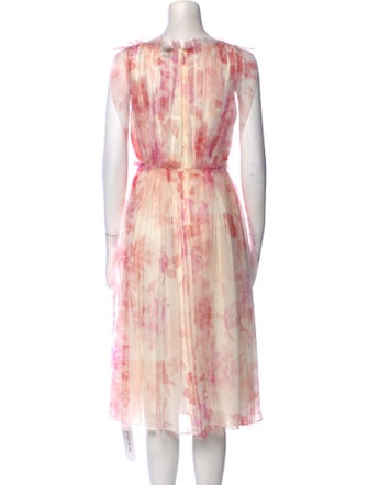 Jason Wu Printed Midi Length Dress