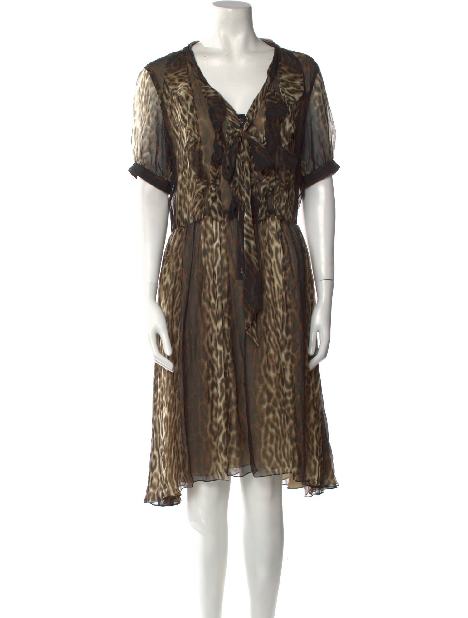 Jason Wu Silk Knee-Length Dress