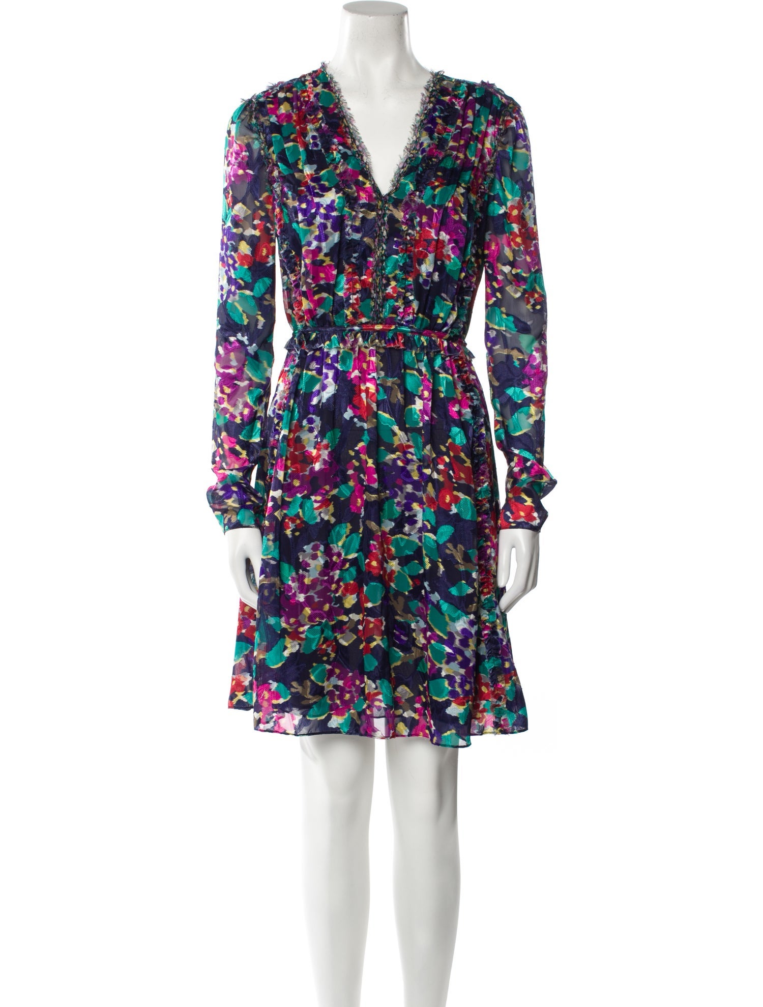 Jason Wu Floral Print Knee-Length Dress
