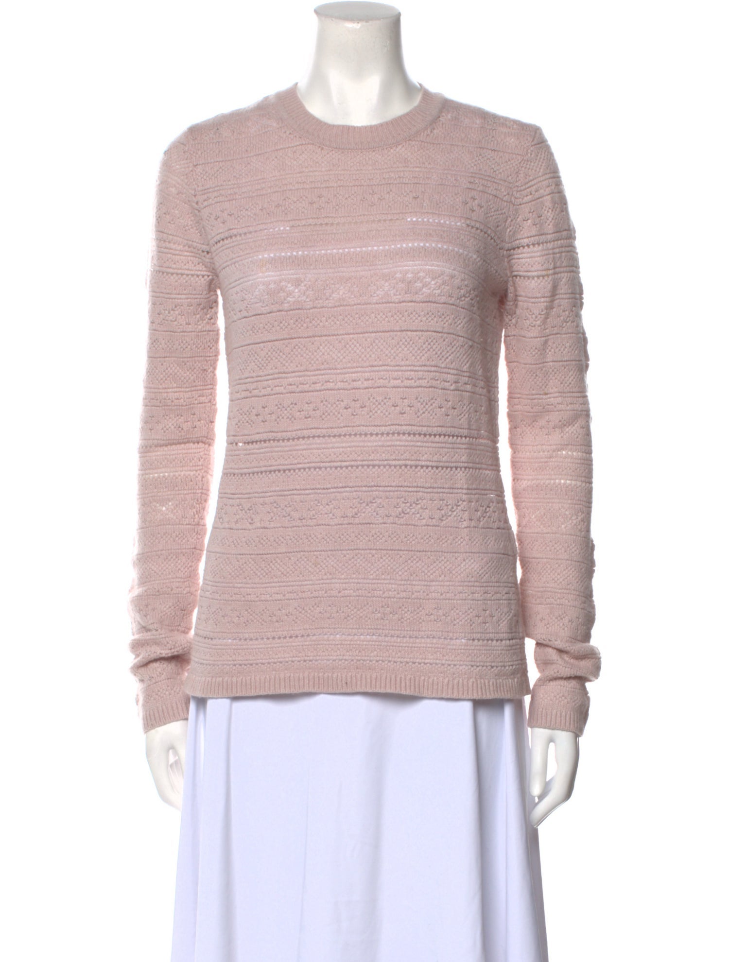Jason Wu Crew Neck Long Sleeve Pullover