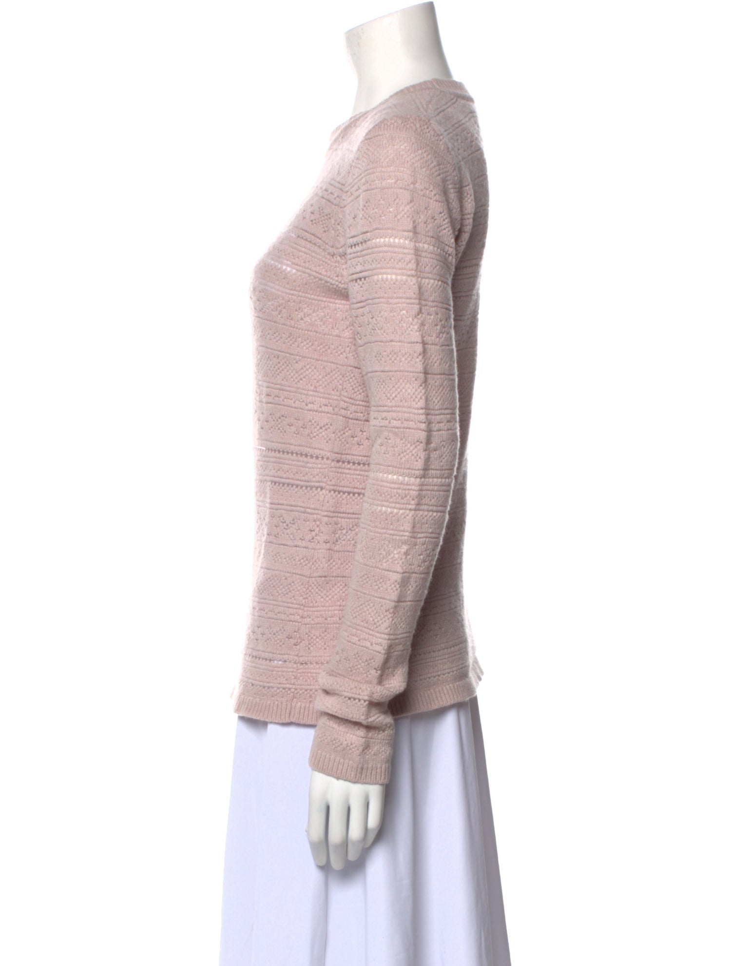 Jason Wu Crew Neck Long Sleeve Pullover