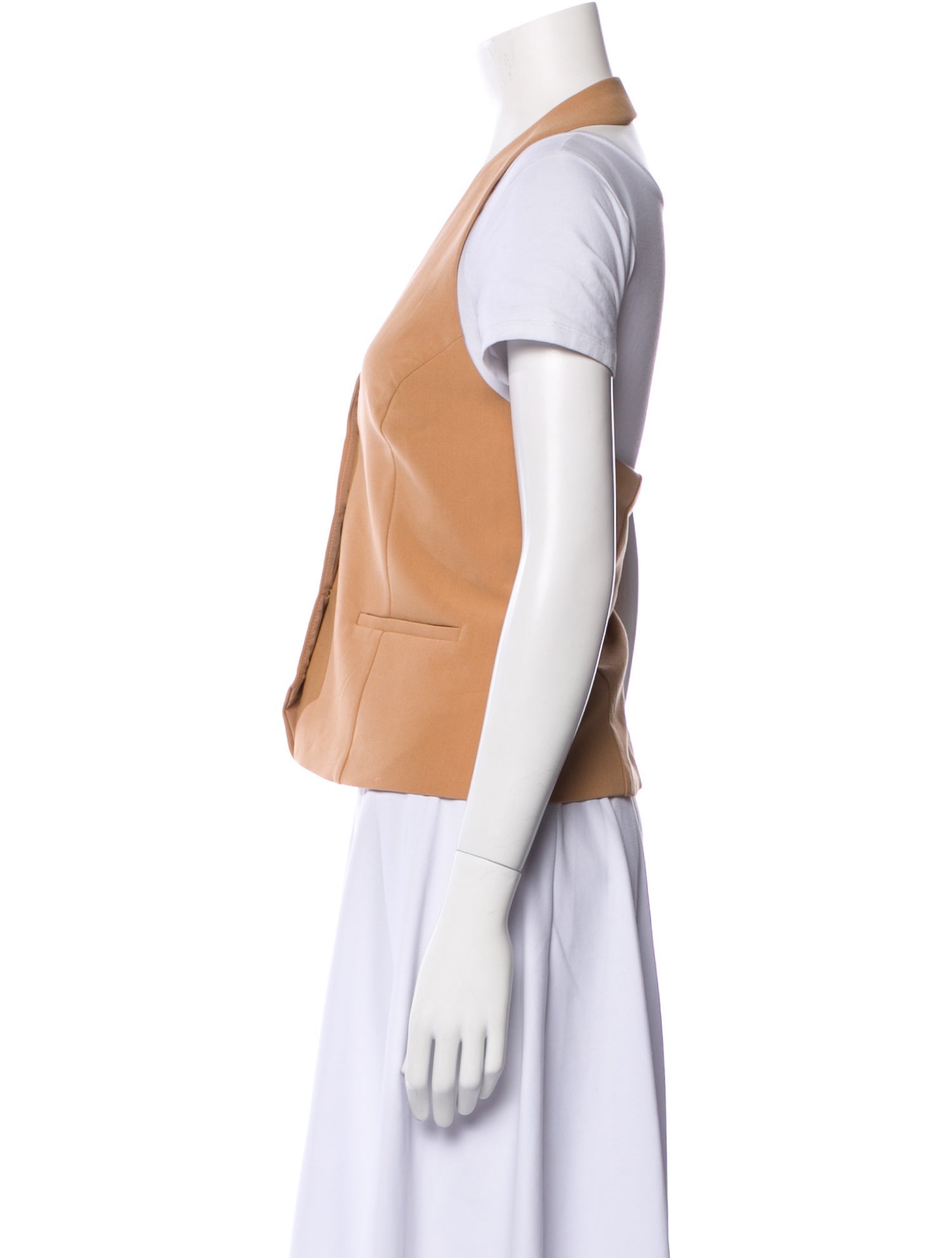 Jason Wu V-Neck Short Sleeve Button-Up Top w/ Tags