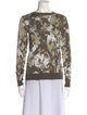 Jason Wu Printed Crew Neck Sweater