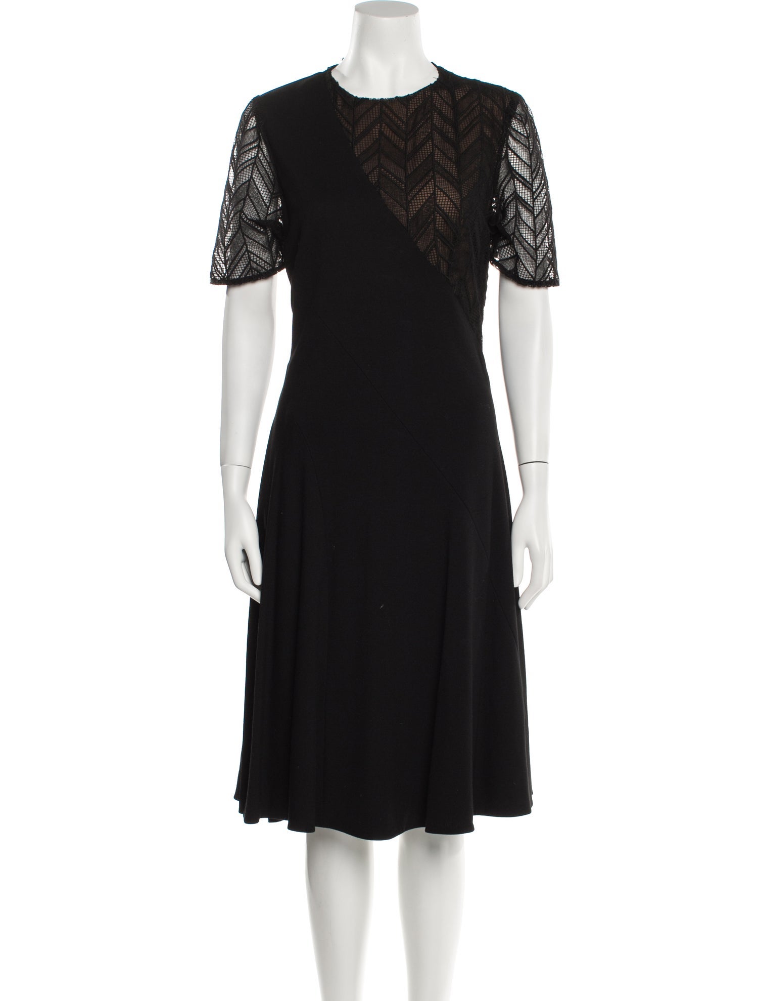 Jason Wu Crew Neck Midi Length Dress