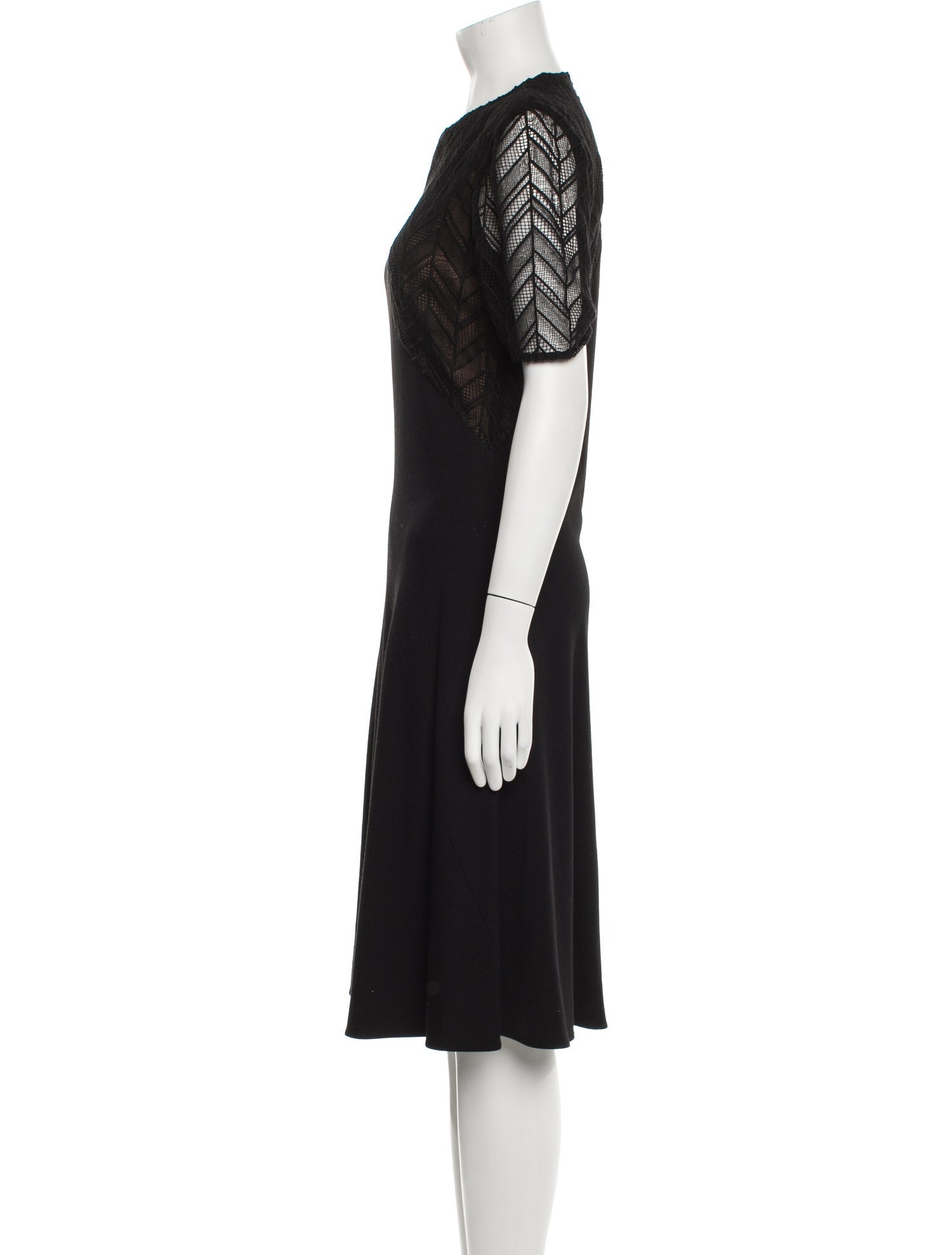 Jason Wu Crew Neck Midi Length Dress