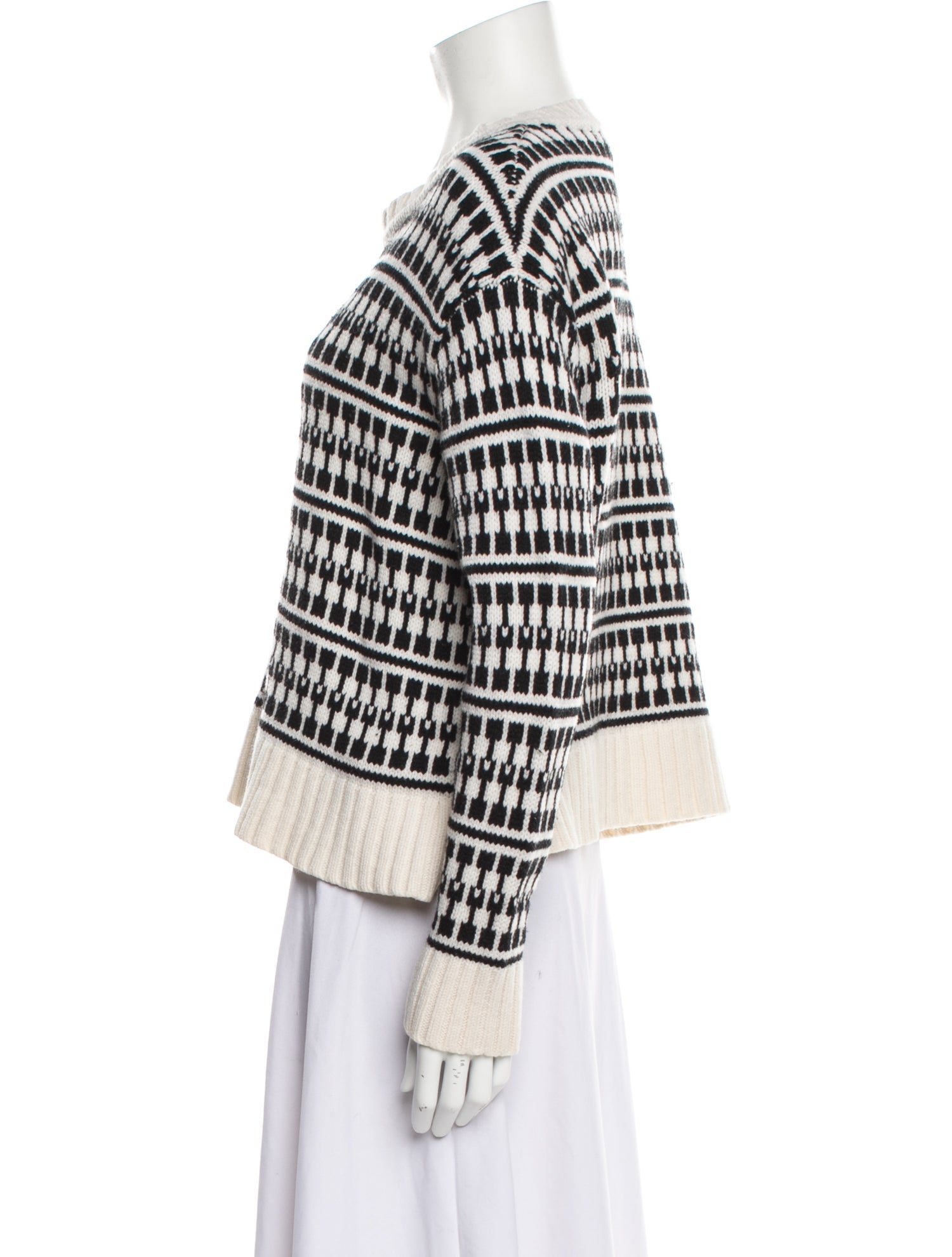 Jason Wu Wool Striped Sweater