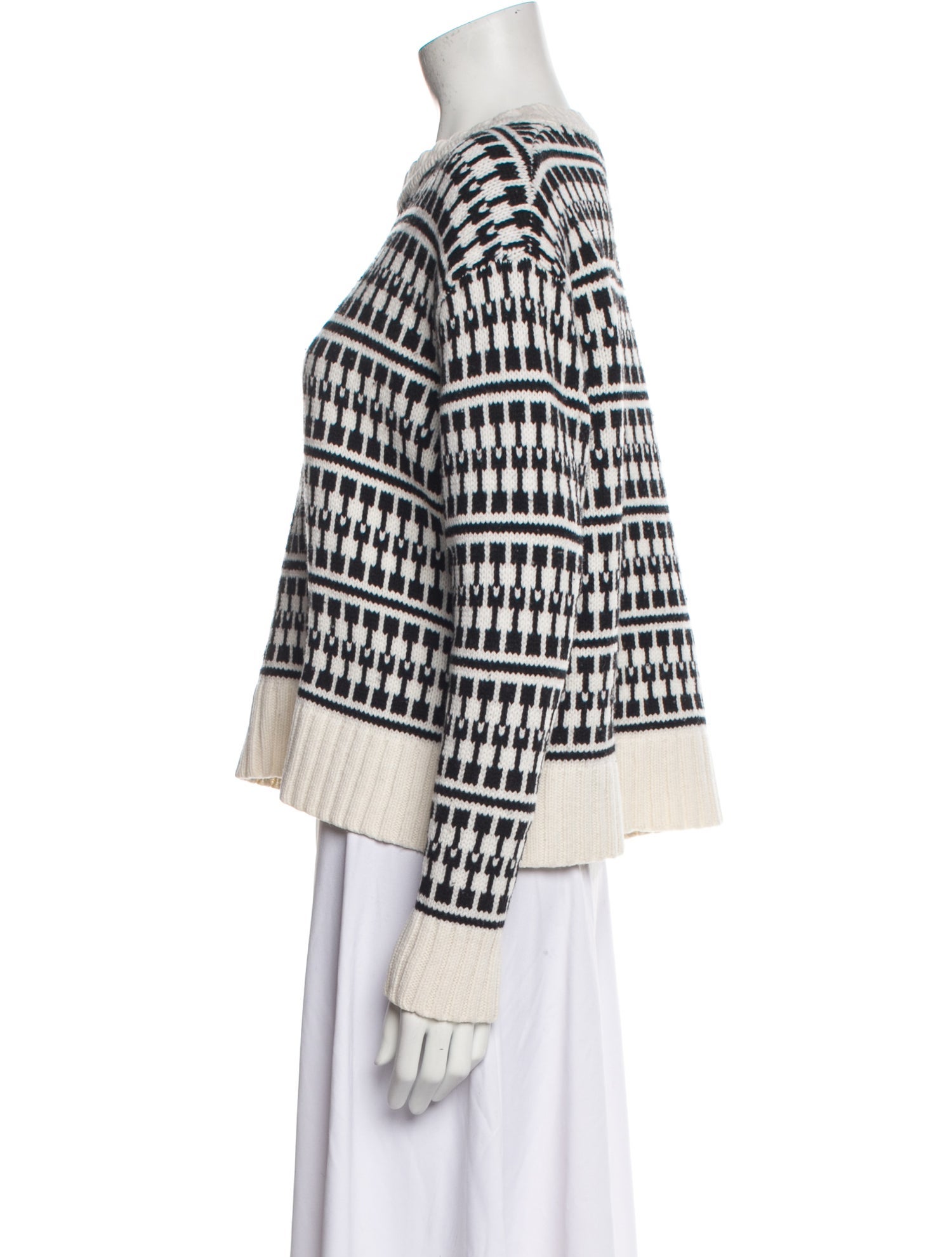 Jason Wu Wool Striped Sweater