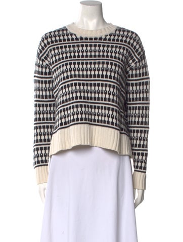 Jason Wu Knitwear Wool Striped Sweater S