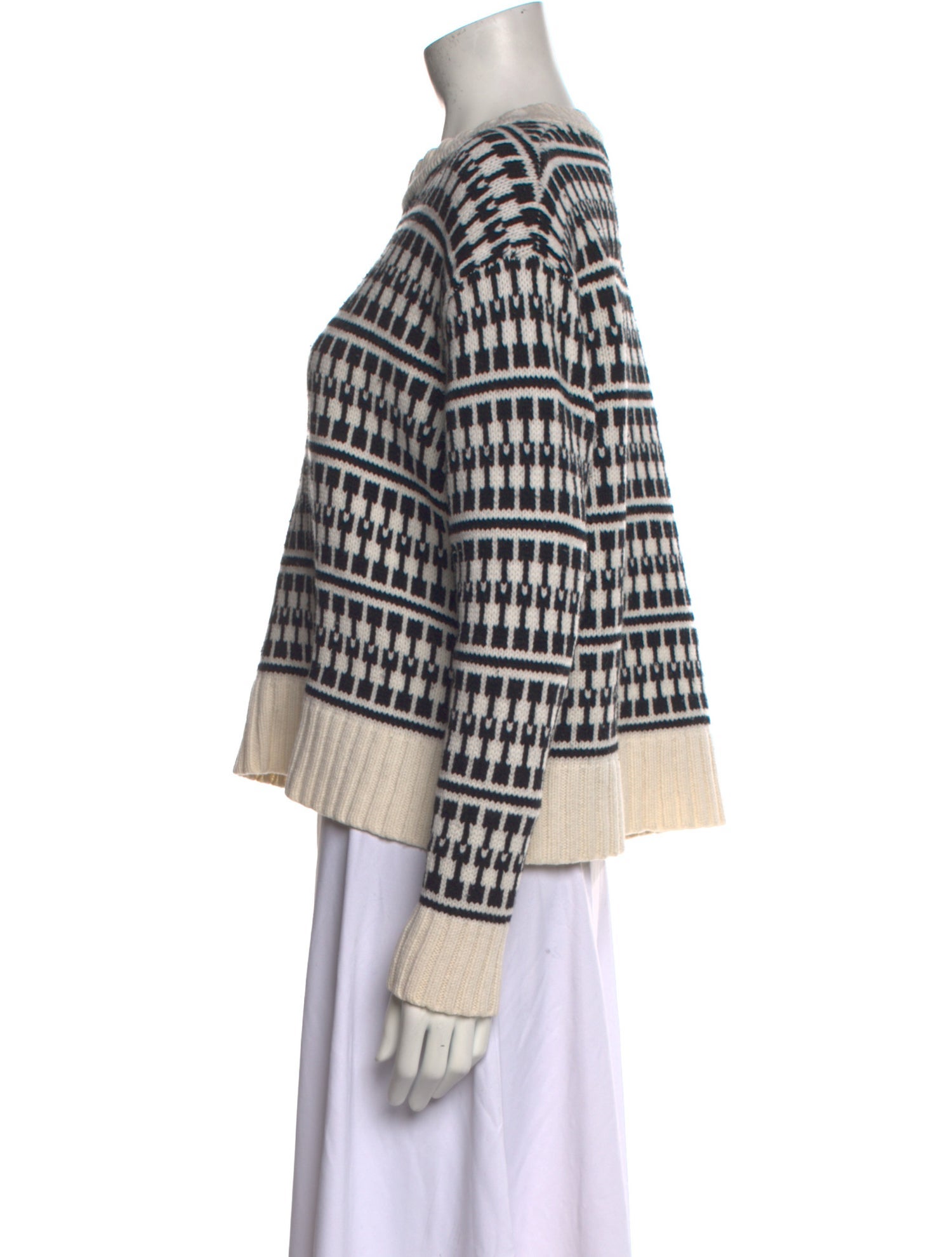 Jason Wu Wool Striped Sweater