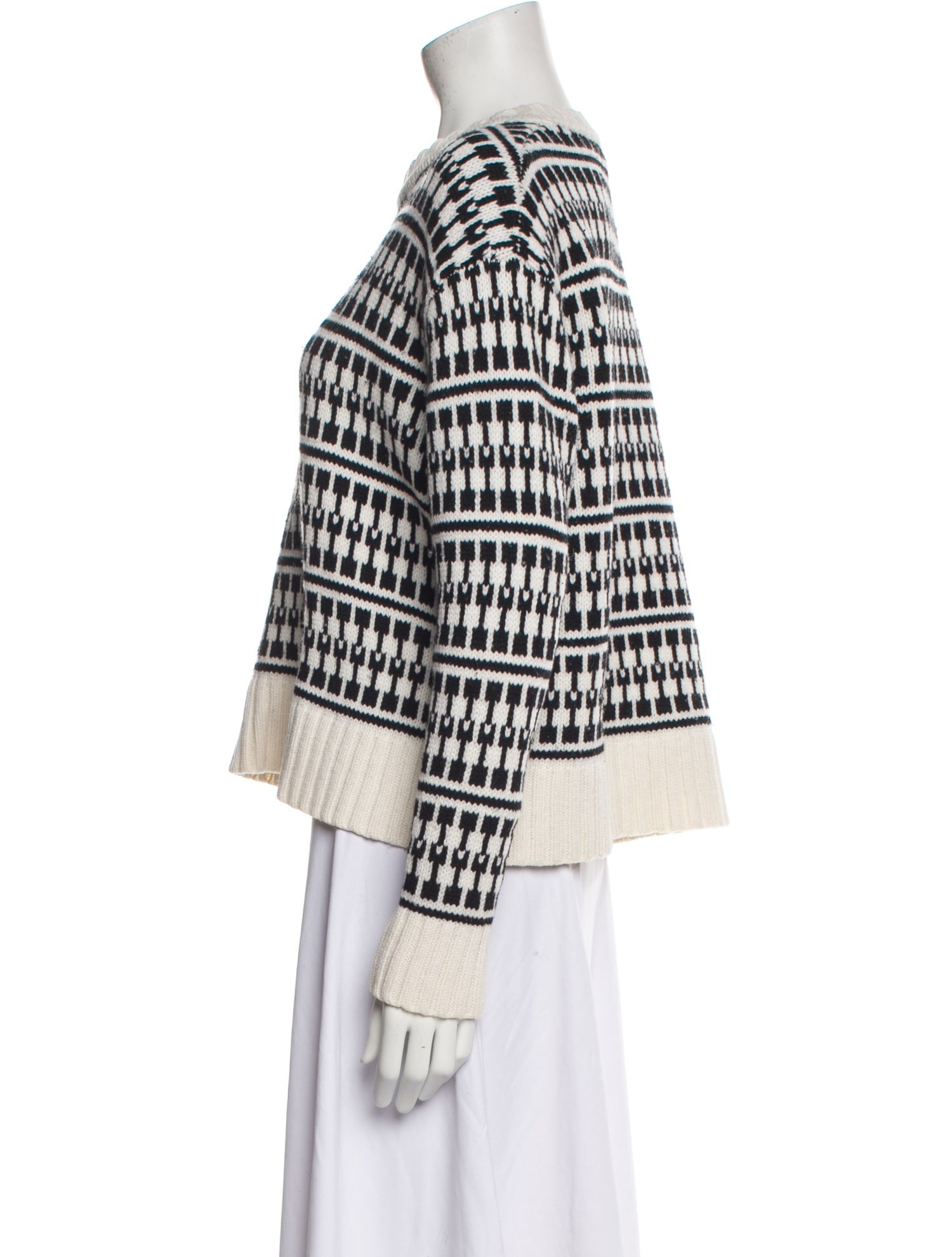 Jason Wu Wool Striped Sweater