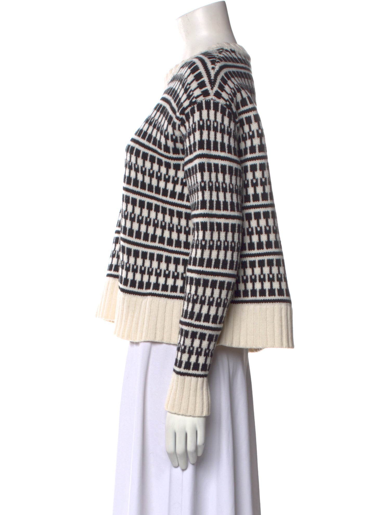 Jason Wu Wool Striped Sweater