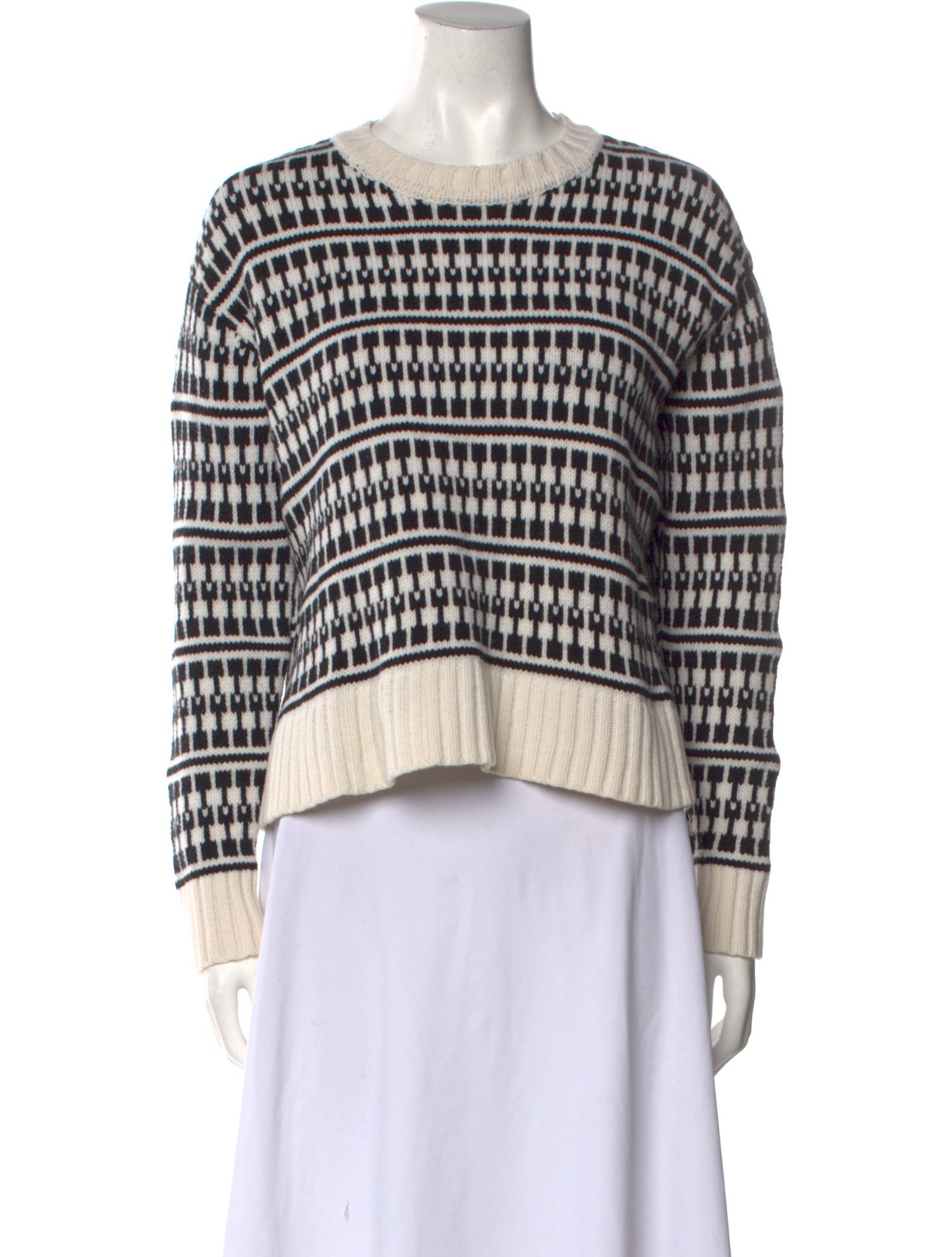 Jason Wu Wool Striped Sweater