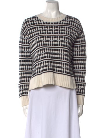 Jason Wu Knitwear Wool Striped Sweater M