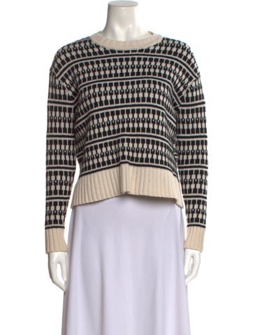 Jason Wu Knitwear Wool Striped Sweater L