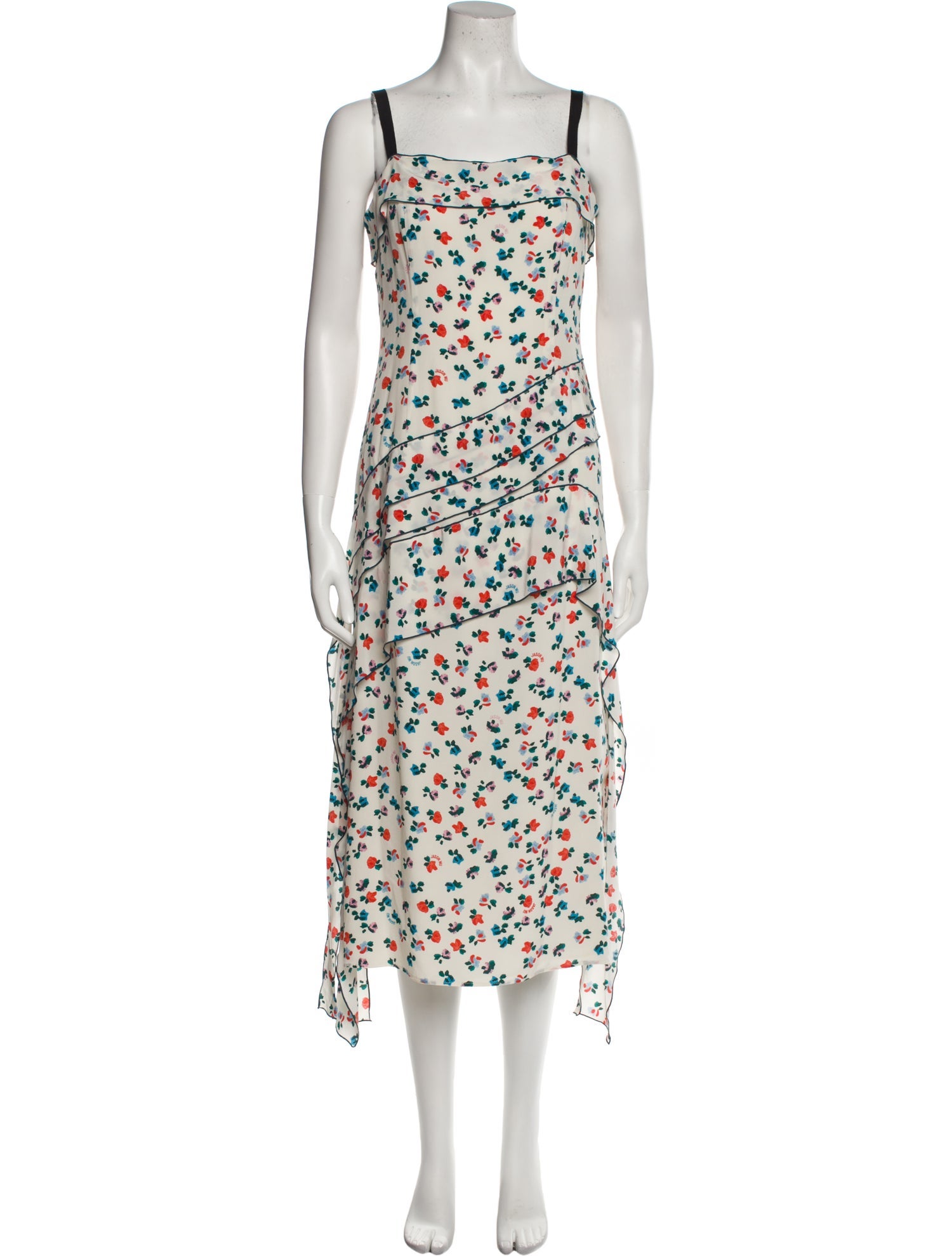 Jason Wu Silk Midi Length Dress