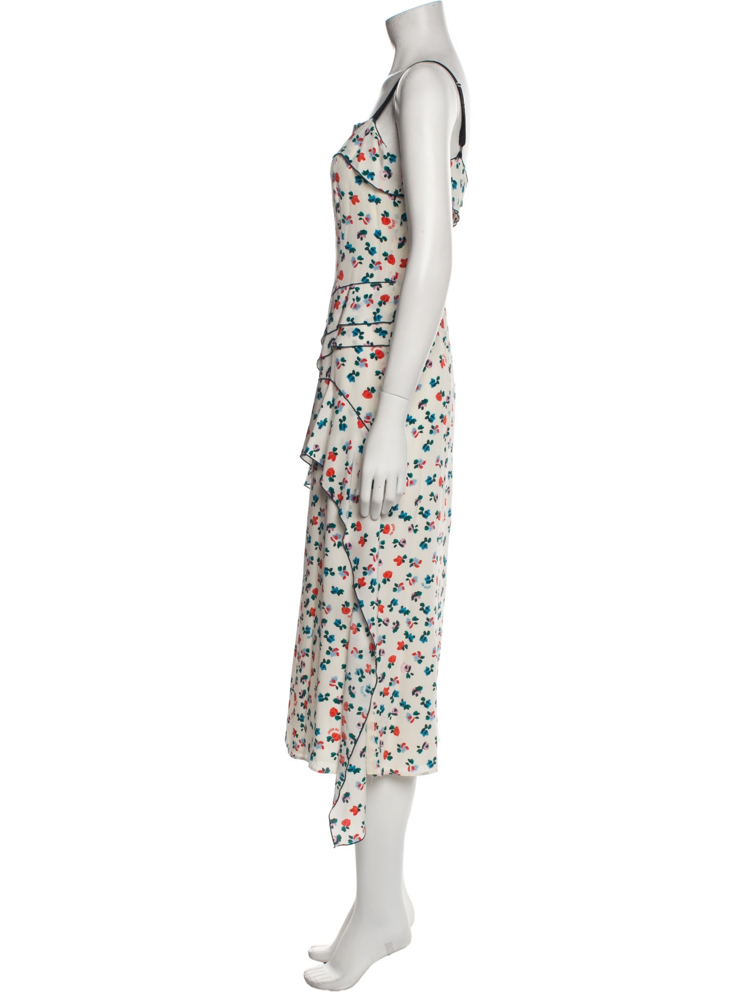 Jason Wu Silk Midi Length Dress